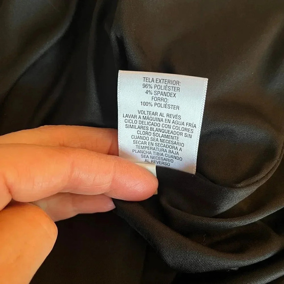 THALIA SODI Faux Leather Sleeveless Lined Dress  Pockets, Size M - Picture 12 of 13